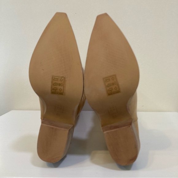 ShuShop Camel Embroidered Heeled Boots - Picture 9 of 10